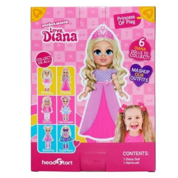Love Diana Mashups Princess of Play 6" Doll - Picture 2 of 2